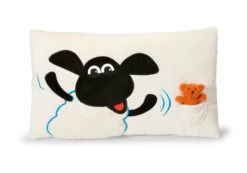 Nici 35057 Kissen Timmy Das Schäfchen Mit Herausnehmbarem Bär 43x25cm Plüsch