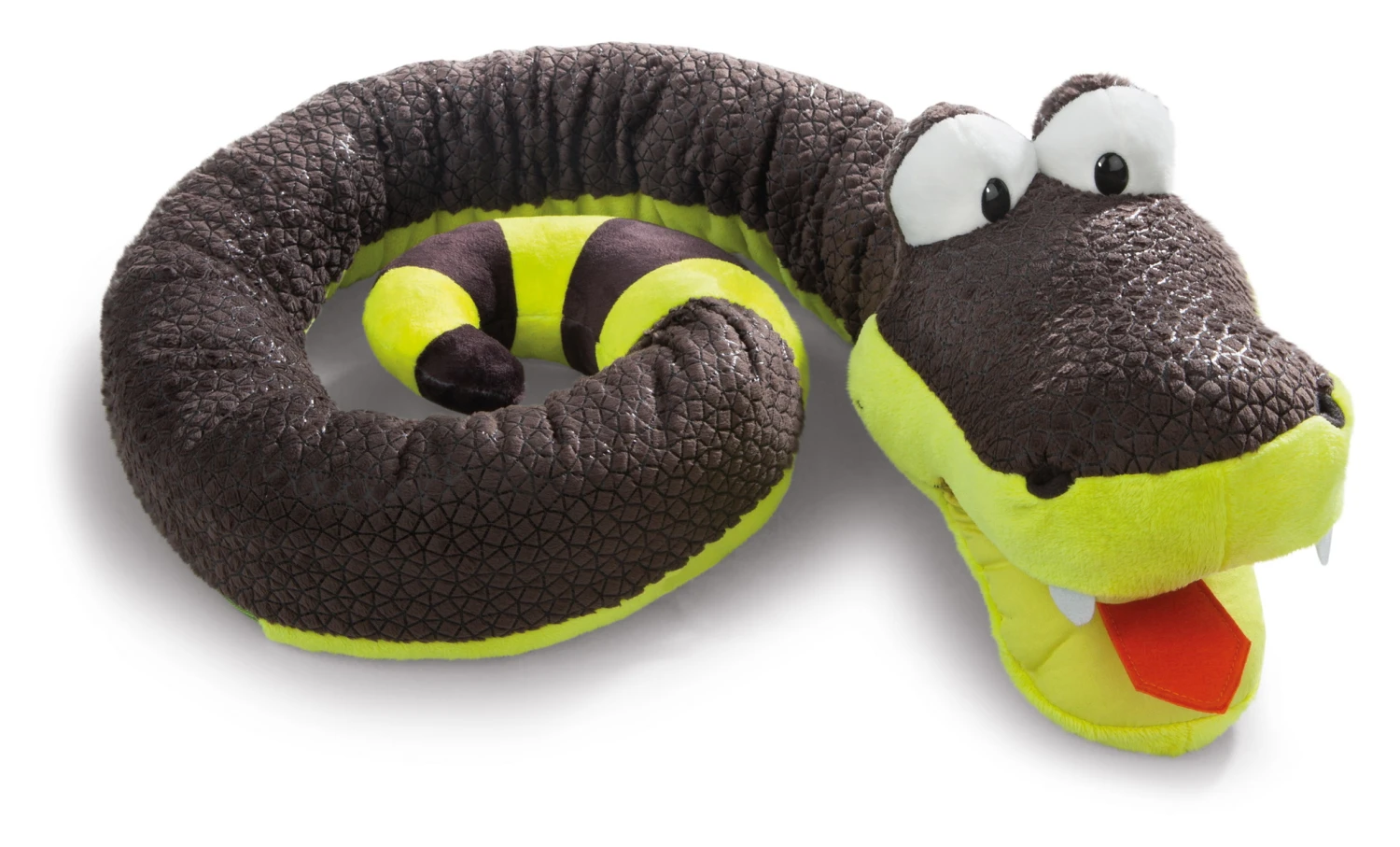 Nici 41095 Fleecedecke Mit Schlange Sascha Plüsch Als Hülle Ca 110x180cm – Bild 2