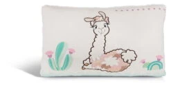 Nici 44395 Kissen Lama Flokatina Plüsch Rechteckig 43x25cm