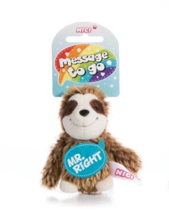 Nici 44853 Message To Go Loop 8cm Faultier – Mr. Right