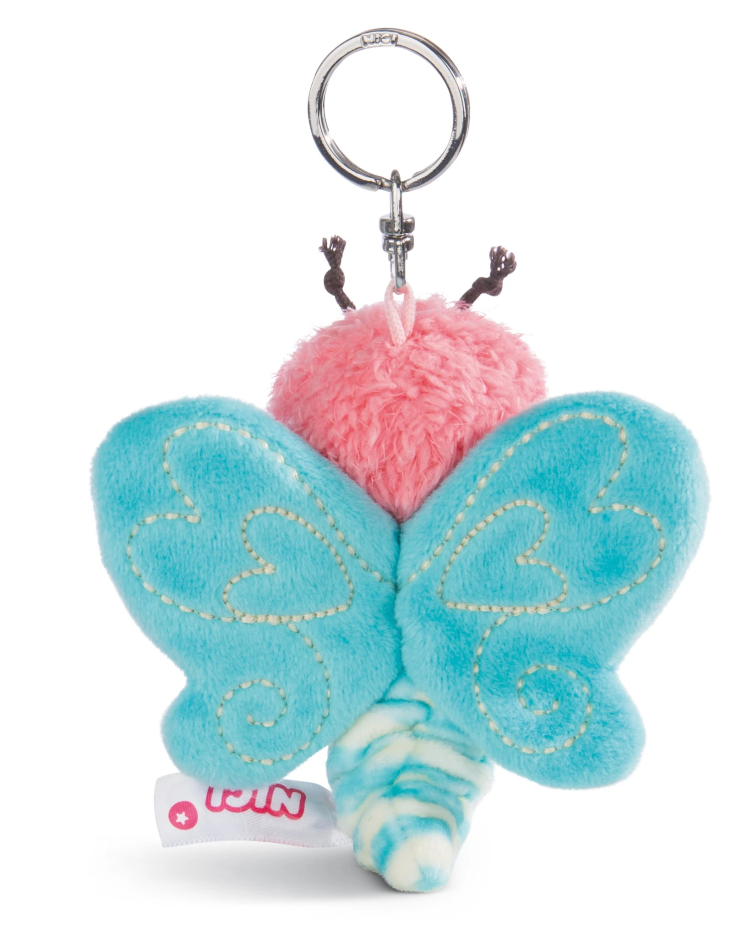 Nici 44931 Schlüsselanhänger Schmetterling Ca 10cm Plüsch Hello Spring - Blau – Bild 2