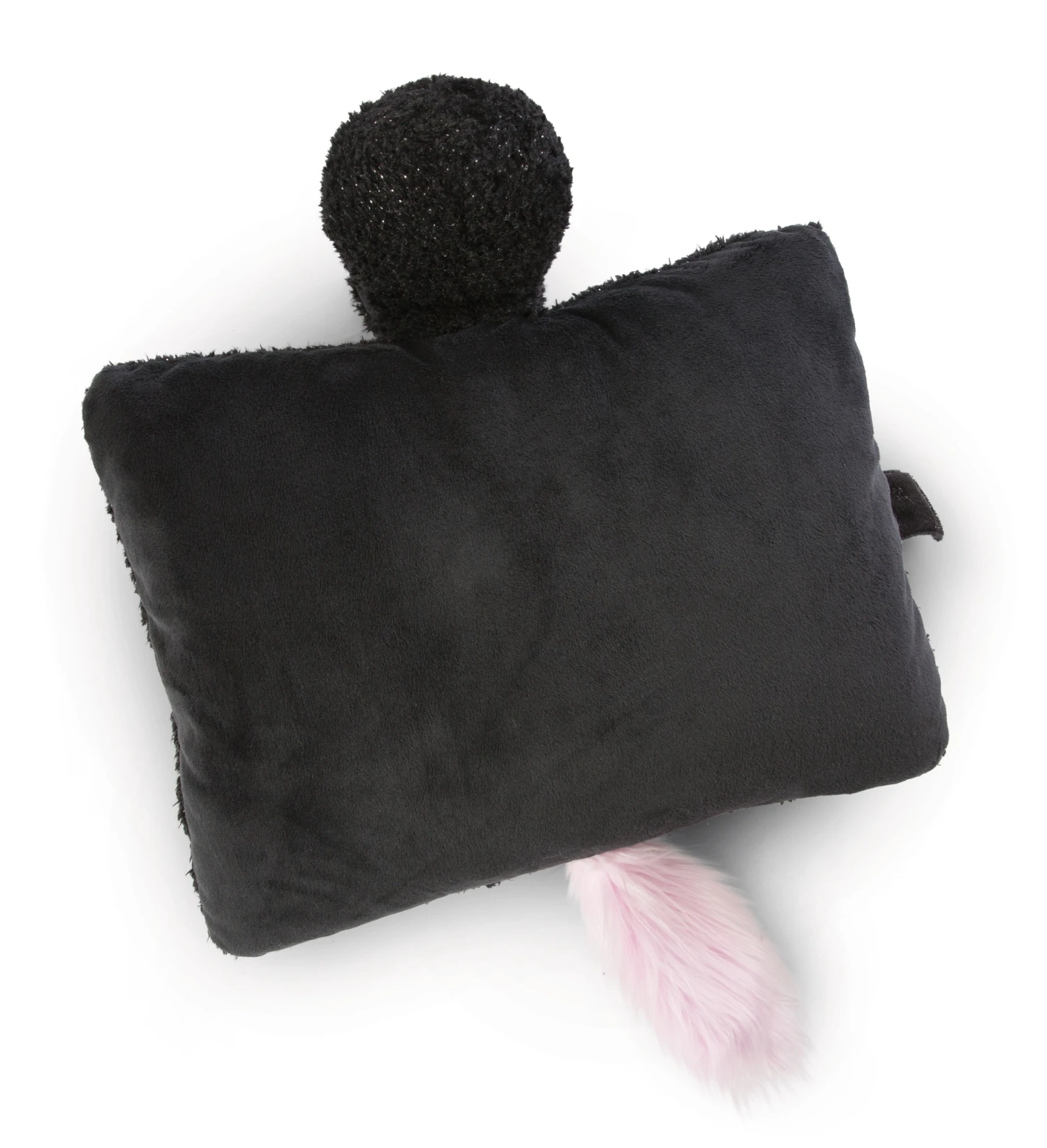 Nici 47382 Kuscheltierkissen Schwarzes Einhorn Rainbow Yin & Yang 40x30cm Plüsch – Bild 2
