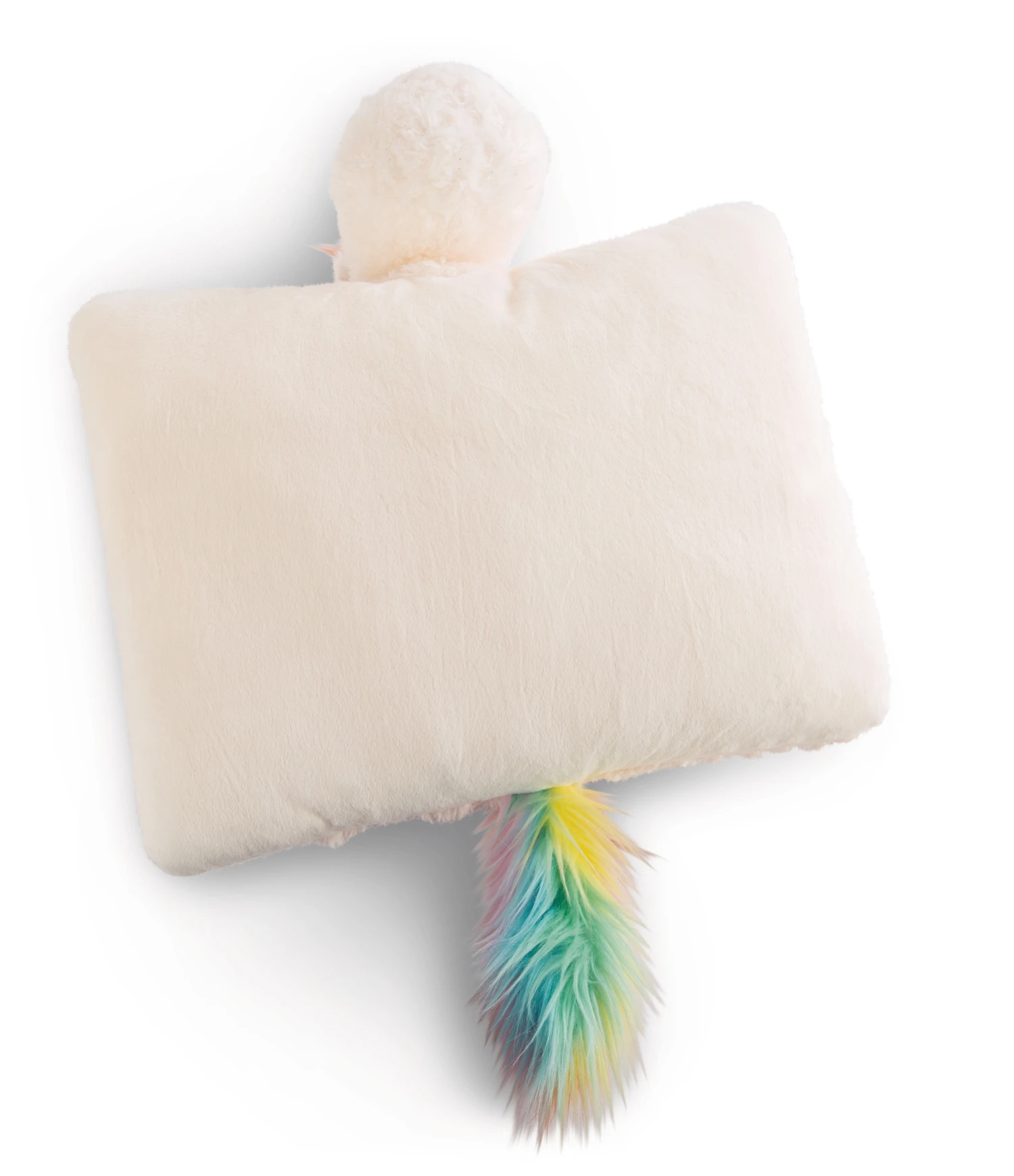 Nici 47383 Kuscheltierkissen Weißes Einhorn Rainbow Yin & Yang 40x30cm Plüsch – Bild 2