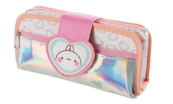 Nici 48231 Schlamper Mäppchen Molang Regenbogen Herz 21,5x10,5x6,5cm Kawaii