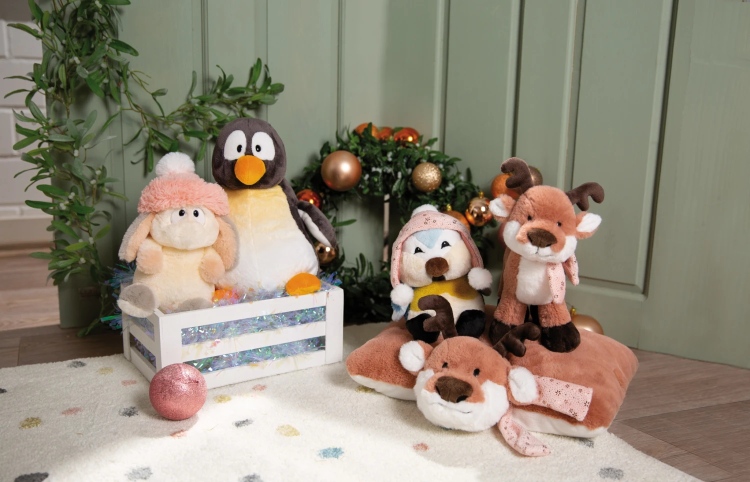 Nici 48335 Plüschdecke Rentier Jonte Ca. 140x175cm Winter Friends GREEN – Bild 7