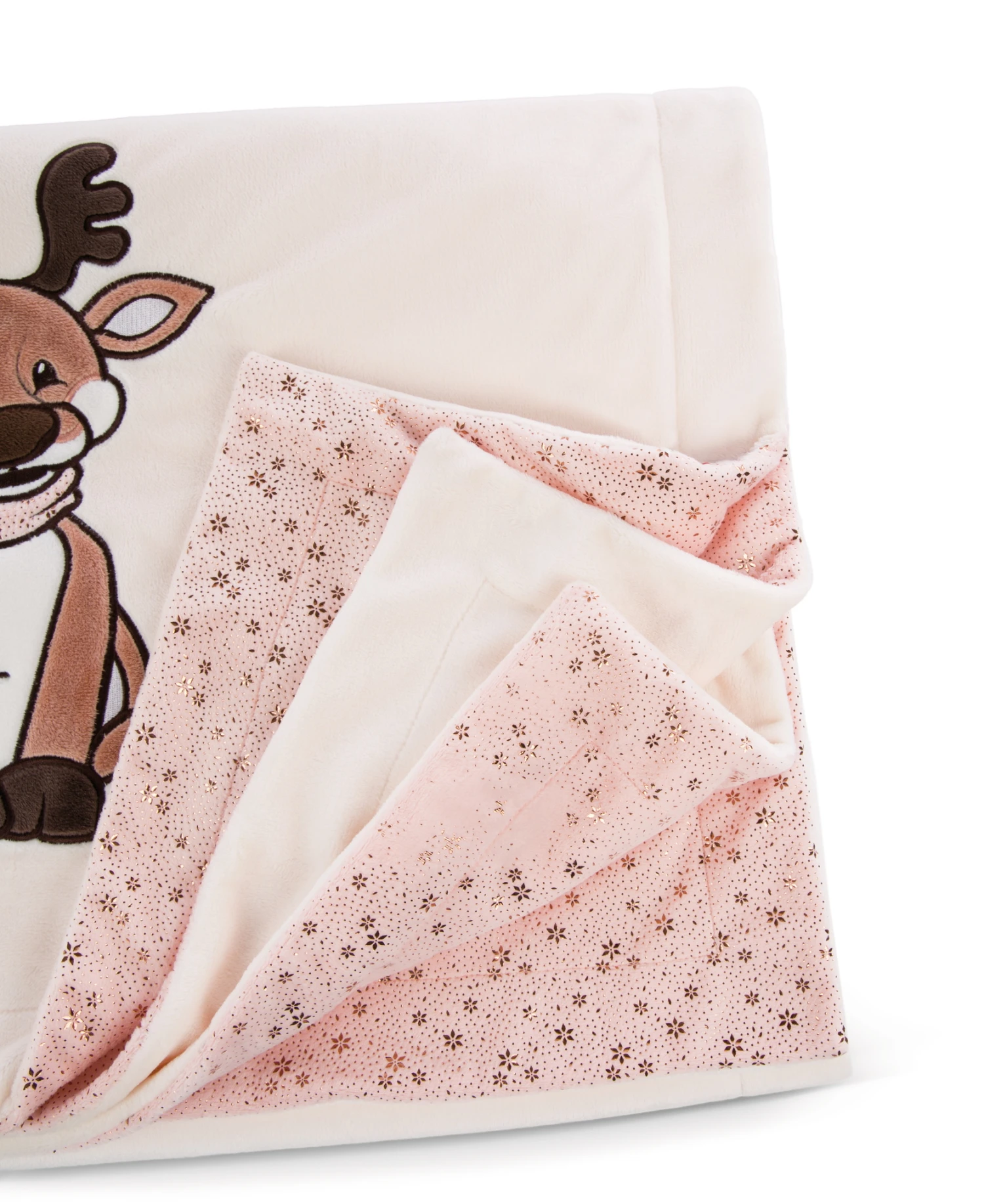 Nici 48335 Plüschdecke Rentier Jonte Ca. 140x175cm Winter Friends GREEN – Bild 4