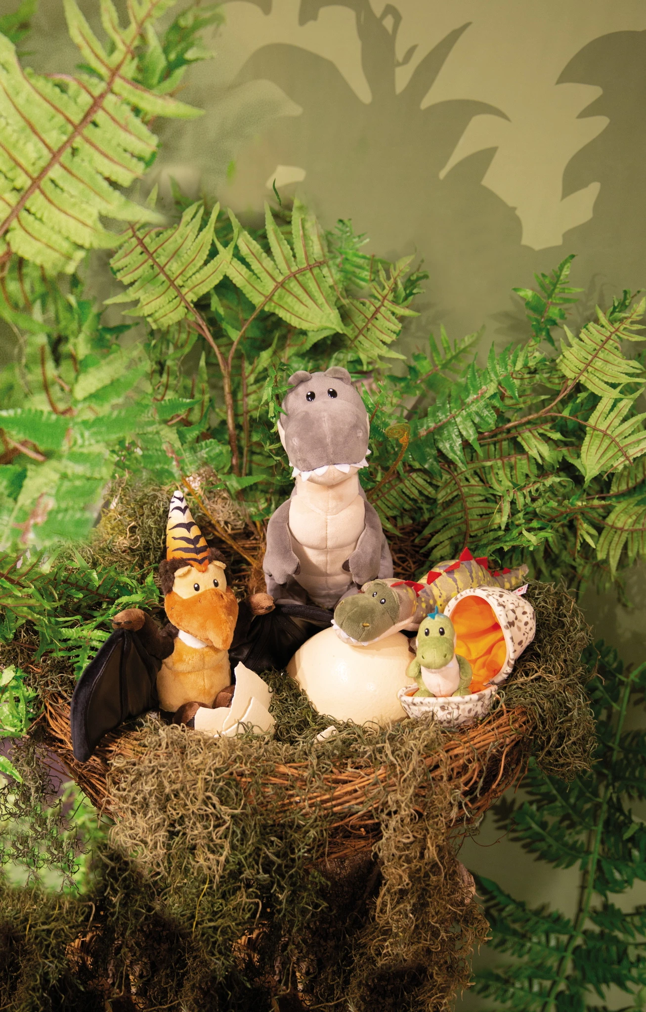 Nici 48811 Dinosaurier Fossily 25cm Liegend Plüsch Kuscheltier Dino GREEN – Bild 6