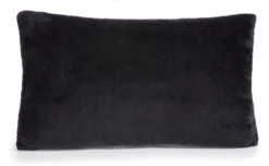 Nici 41428 Kissen Schwarzes Einhorn Carbon Flash Rechteckig 43x25cm Plüsch