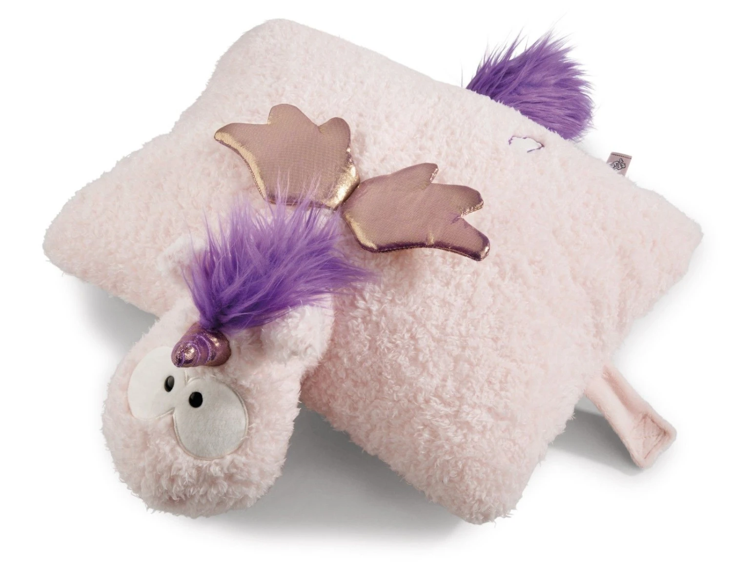 Nici 42336 Kuscheltier-Kissen 2in1 Lila Einhorn Cloud Dreamer Plüsch 40x30cm – Bild 2