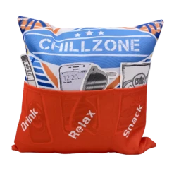 Hergo Sofahelden Outdoor-Kissen Mit Taschen 43x43cm - Chillzone 8756