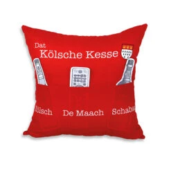 Hergo Sofahelden Kissen Mit Taschen 43x43cm - Kölner Kissen 8816